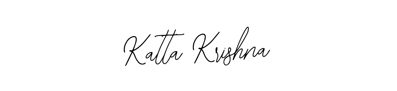 How to Draw Katta Krishna signature style? Bearetta-2O07w is a latest design signature styles for name Katta Krishna. Katta Krishna signature style 12 images and pictures png