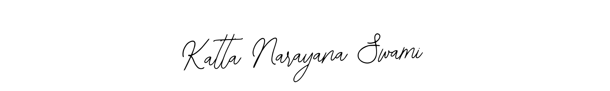 Bearetta-2O07w is a professional signature style that is perfect for those who want to add a touch of class to their signature. It is also a great choice for those who want to make their signature more unique. Get Katta Narayana Swami name to fancy signature for free. Katta Narayana Swami signature style 12 images and pictures png