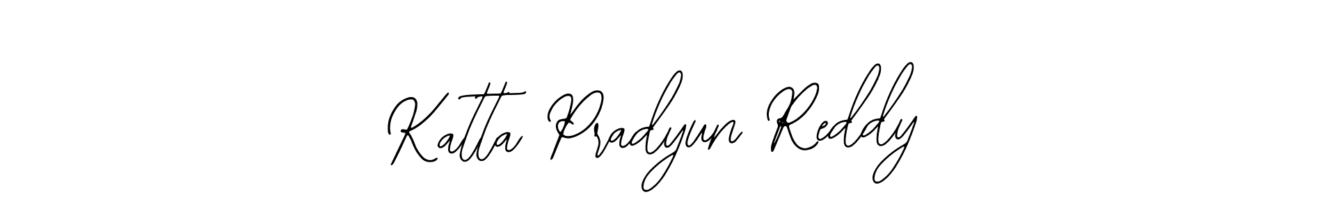 Create a beautiful signature design for name Katta Pradyun Reddy. With this signature (Bearetta-2O07w) fonts, you can make a handwritten signature for free. Katta Pradyun Reddy signature style 12 images and pictures png