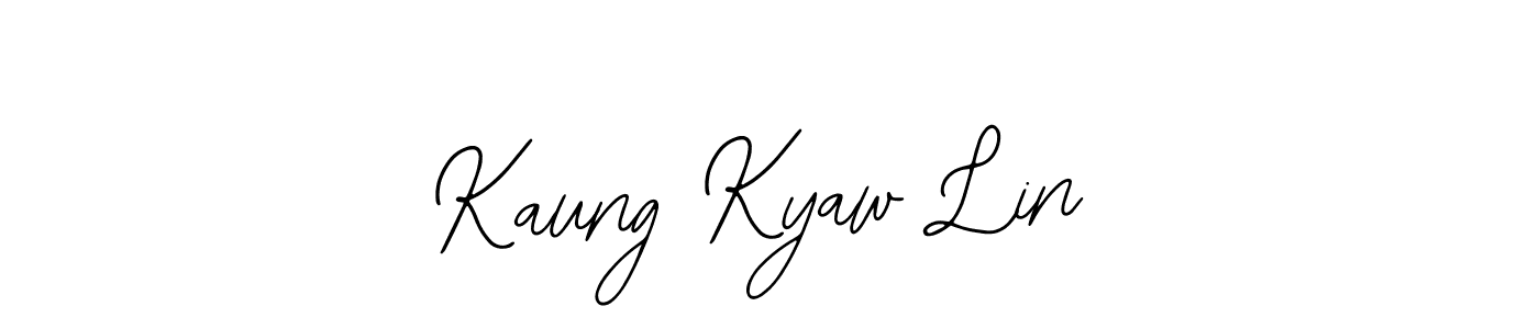 Design your own signature with our free online signature maker. With this signature software, you can create a handwritten (Bearetta-2O07w) signature for name Kaung Kyaw Lin. Kaung Kyaw Lin signature style 12 images and pictures png