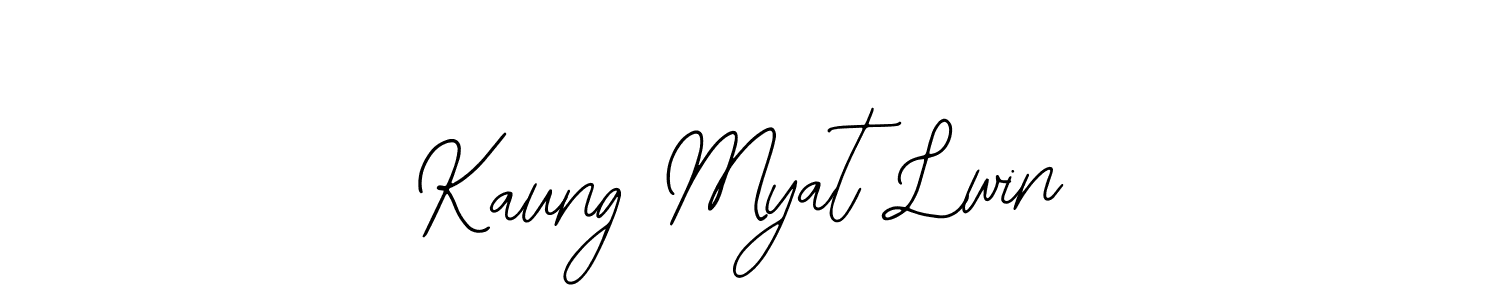 Make a beautiful signature design for name Kaung Myat Lwin. Use this online signature maker to create a handwritten signature for free. Kaung Myat Lwin signature style 12 images and pictures png