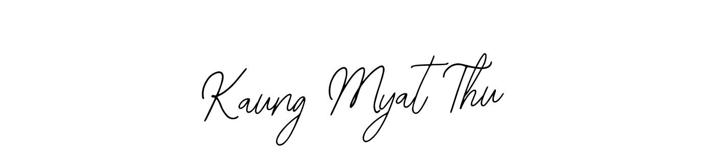 Also You can easily find your signature by using the search form. We will create Kaung Myat Thu name handwritten signature images for you free of cost using Bearetta-2O07w sign style. Kaung Myat Thu signature style 12 images and pictures png