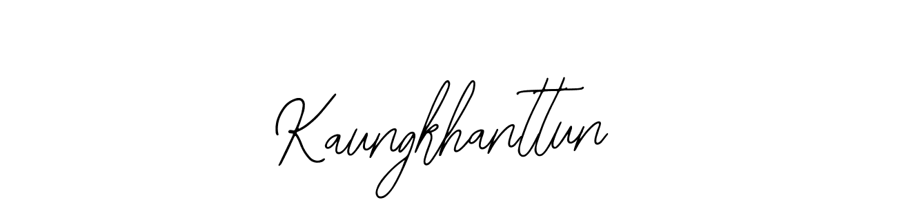 Create a beautiful signature design for name Kaungkhanttun. With this signature (Bearetta-2O07w) fonts, you can make a handwritten signature for free. Kaungkhanttun signature style 12 images and pictures png