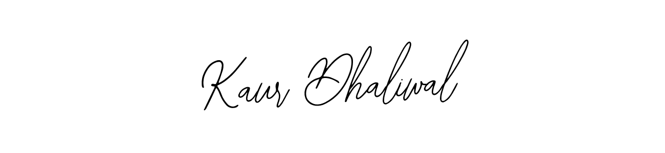 Design your own signature with our free online signature maker. With this signature software, you can create a handwritten (Bearetta-2O07w) signature for name Kaur Dhaliwal. Kaur Dhaliwal signature style 12 images and pictures png