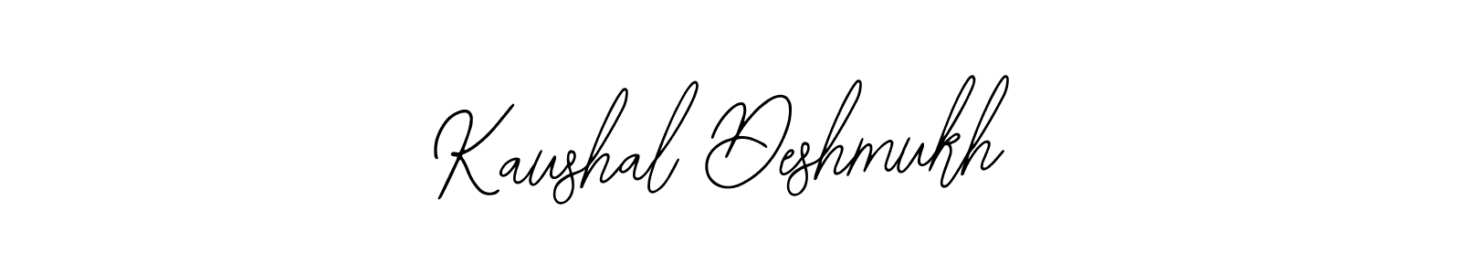 How to make Kaushal Deshmukh signature? Bearetta-2O07w is a professional autograph style. Create handwritten signature for Kaushal Deshmukh name. Kaushal Deshmukh signature style 12 images and pictures png