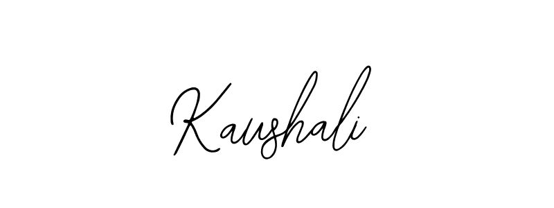 Use a signature maker to create a handwritten signature online. With this signature software, you can design (Bearetta-2O07w) your own signature for name Kaushali. Kaushali signature style 12 images and pictures png