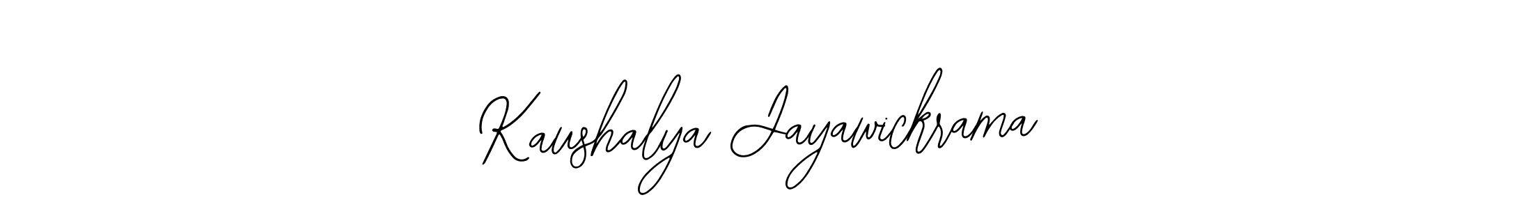 Kaushalya Jayawickrama stylish signature style. Best Handwritten Sign (Bearetta-2O07w) for my name. Handwritten Signature Collection Ideas for my name Kaushalya Jayawickrama. Kaushalya Jayawickrama signature style 12 images and pictures png