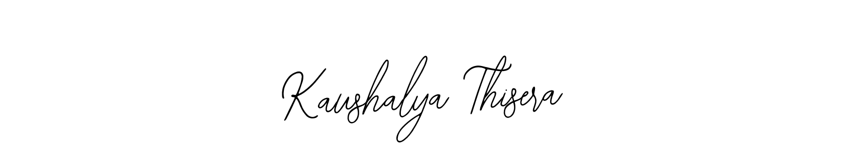 Also You can easily find your signature by using the search form. We will create Kaushalya Thisera name handwritten signature images for you free of cost using Bearetta-2O07w sign style. Kaushalya Thisera signature style 12 images and pictures png