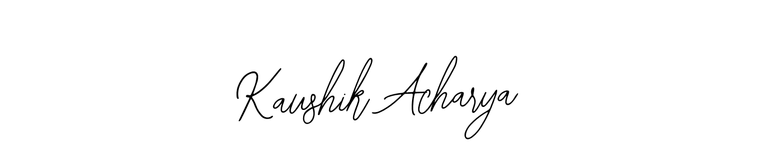 Similarly Bearetta-2O07w is the best handwritten signature design. Signature creator online .You can use it as an online autograph creator for name Kaushik Acharya. Kaushik Acharya signature style 12 images and pictures png