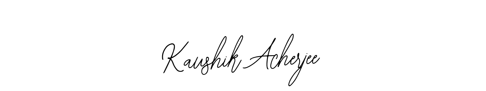 The best way (Bearetta-2O07w) to make a short signature is to pick only two or three words in your name. The name Kaushik Acherjee include a total of six letters. For converting this name. Kaushik Acherjee signature style 12 images and pictures png