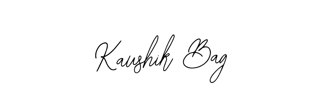 How to make Kaushik Bag signature? Bearetta-2O07w is a professional autograph style. Create handwritten signature for Kaushik Bag name. Kaushik Bag signature style 12 images and pictures png