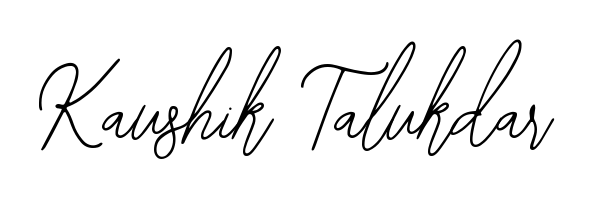 Create your official email sign-off with Kaushik Talukdar name in Bearetta-2O07w style. Crisp, clean, and perfectly legible across all screens. Kaushik Talukdar signature style 12 images and pictures png