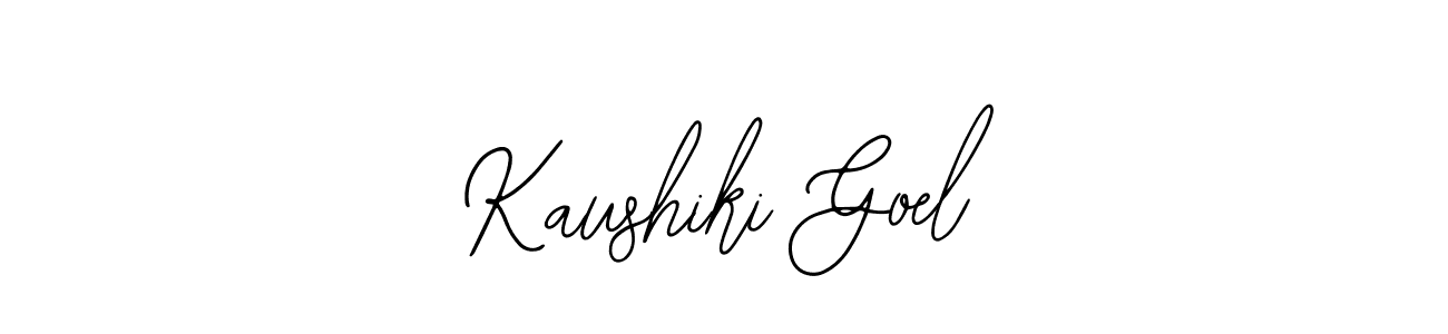 Kaushiki Goel stylish signature style. Best Handwritten Sign (Bearetta-2O07w) for my name. Handwritten Signature Collection Ideas for my name Kaushiki Goel. Kaushiki Goel signature style 12 images and pictures png