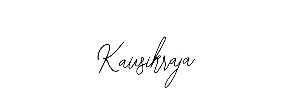 How to make Kausikraja name signature. Use Bearetta-2O07w style for creating short signs online. This is the latest handwritten sign. Kausikraja signature style 12 images and pictures png