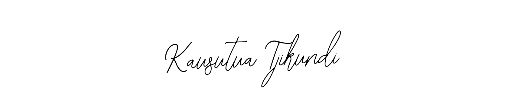 Use a signature maker to create a handwritten signature online. With this signature software, you can design (Bearetta-2O07w) your own signature for name Kausutua Tjikundi. Kausutua Tjikundi signature style 12 images and pictures png