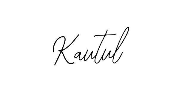 How to make Kautul signature? Bearetta-2O07w is a professional autograph style. Create handwritten signature for Kautul name. Kautul signature style 12 images and pictures png