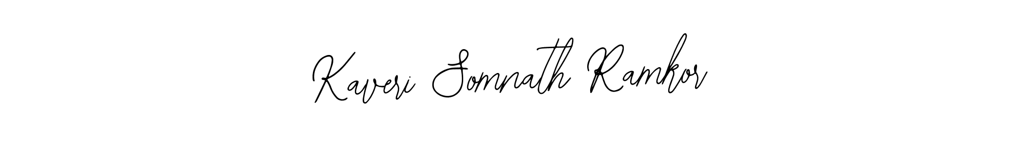 Use a signature maker to create a handwritten signature online. With this signature software, you can design (Bearetta-2O07w) your own signature for name Kaveri Somnath Ramkor. Kaveri Somnath Ramkor signature style 12 images and pictures png