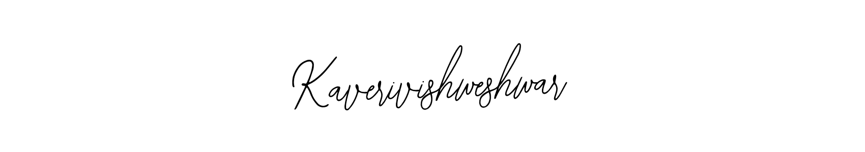 How to make Kaverivishweshwar name signature. Use Bearetta-2O07w style for creating short signs online. This is the latest handwritten sign. Kaverivishweshwar signature style 12 images and pictures png