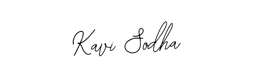 You should practise on your own different ways (Bearetta-2O07w) to write your name (Kavi Sodha) in signature. don't let someone else do it for you. Kavi Sodha signature style 12 images and pictures png