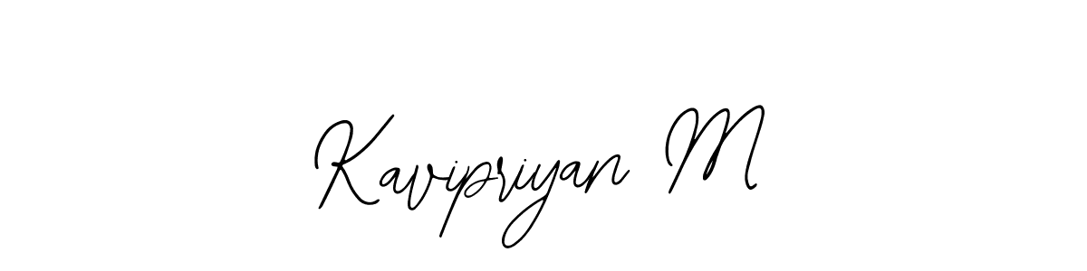 Create a beautiful signature design for name Kavipriyan M. With this signature (Bearetta-2O07w) fonts, you can make a handwritten signature for free. Kavipriyan M signature style 12 images and pictures png