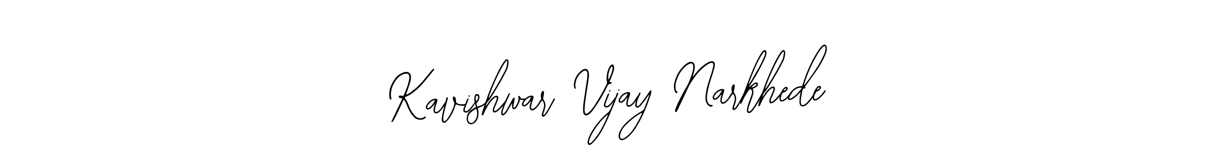 Use a signature maker to create a handwritten signature online. With this signature software, you can design (Bearetta-2O07w) your own signature for name Kavishwar Vijay Narkhede. Kavishwar Vijay Narkhede signature style 12 images and pictures png