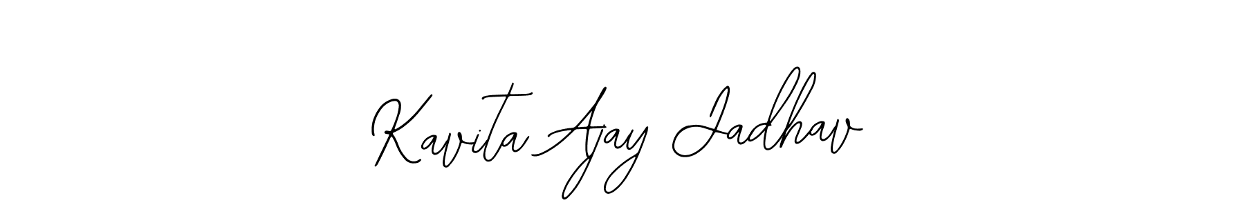 How to Draw Kavita Ajay Jadhav signature style? Bearetta-2O07w is a latest design signature styles for name Kavita Ajay Jadhav. Kavita Ajay Jadhav signature style 12 images and pictures png