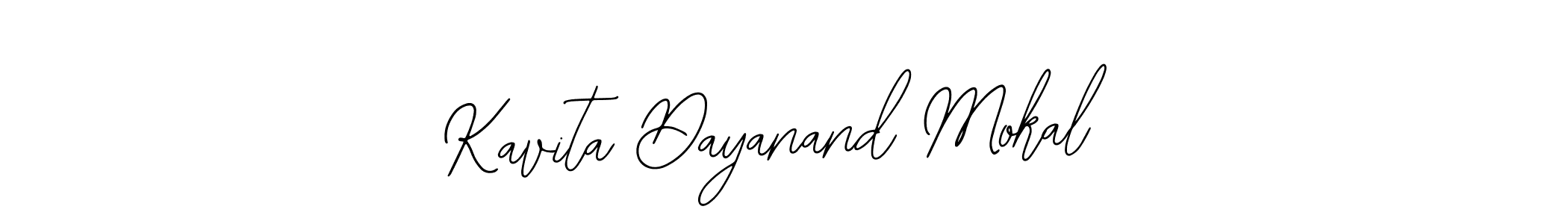 The best way (Bearetta-2O07w) to make a short signature is to pick only two or three words in your name. The name Kavita Dayanand Mokal include a total of six letters. For converting this name. Kavita Dayanand Mokal signature style 12 images and pictures png