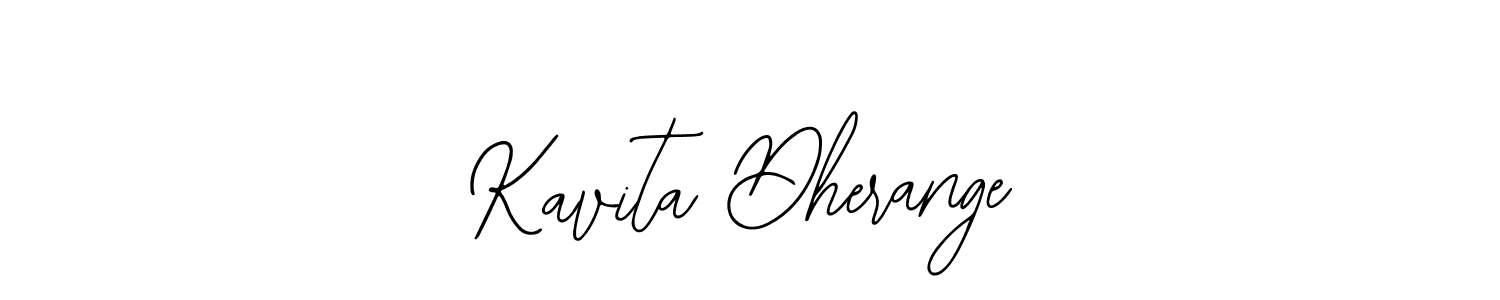 Create a beautiful signature design for name Kavita Dherange. With this signature (Bearetta-2O07w) fonts, you can make a handwritten signature for free. Kavita Dherange signature style 12 images and pictures png