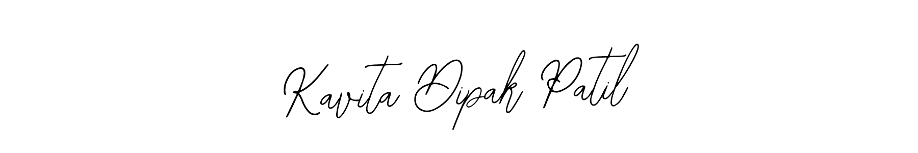 How to make Kavita Dipak Patil signature? Bearetta-2O07w is a professional autograph style. Create handwritten signature for Kavita Dipak Patil name. Kavita Dipak Patil signature style 12 images and pictures png