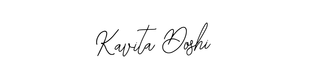 You should practise on your own different ways (Bearetta-2O07w) to write your name (Kavita Doshi) in signature. don't let someone else do it for you. Kavita Doshi signature style 12 images and pictures png