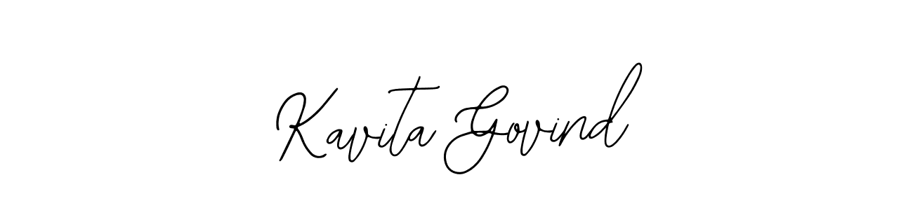 Also we have Kavita Govind name is the best signature style. Create professional handwritten signature collection using Bearetta-2O07w autograph style. Kavita Govind signature style 12 images and pictures png