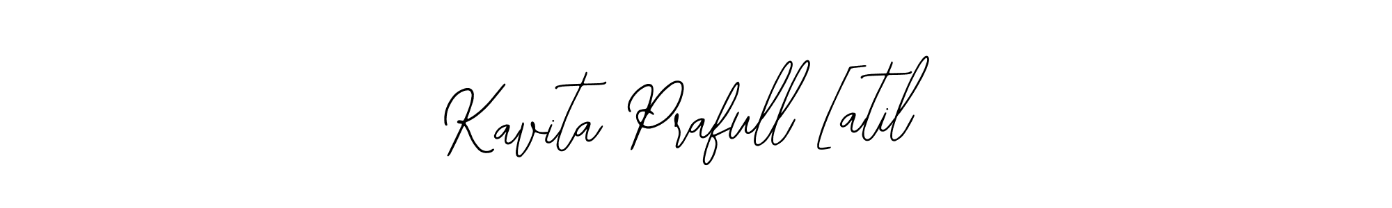 Similarly Bearetta-2O07w is the best handwritten signature design. Signature creator online .You can use it as an online autograph creator for name Kavita Prafull [atil. Kavita Prafull [atil signature style 12 images and pictures png