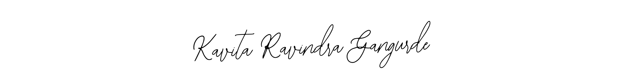 Bearetta-2O07w is a professional signature style that is perfect for those who want to add a touch of class to their signature. It is also a great choice for those who want to make their signature more unique. Get Kavita Ravindra Gangurde name to fancy signature for free. Kavita Ravindra Gangurde signature style 12 images and pictures png