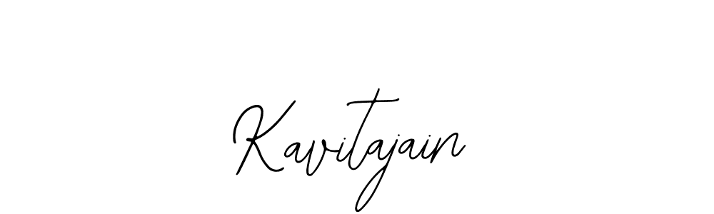 Kavitajain stylish signature style. Best Handwritten Sign (Bearetta-2O07w) for my name. Handwritten Signature Collection Ideas for my name Kavitajain. Kavitajain signature style 12 images and pictures png