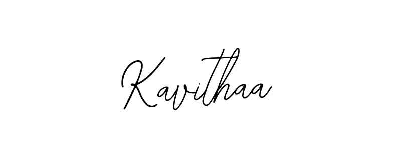 How to make Kavithaa name signature. Use Bearetta-2O07w style for creating short signs online. This is the latest handwritten sign. Kavithaa signature style 12 images and pictures png