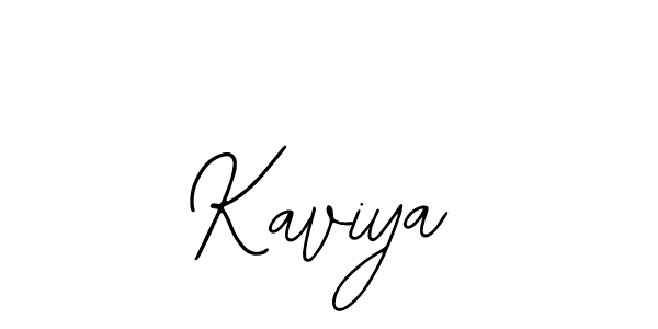 Design your own signature with our free online signature maker. With this signature software, you can create a handwritten (Bearetta-2O07w) signature for name Kaviya. Kaviya signature style 12 images and pictures png