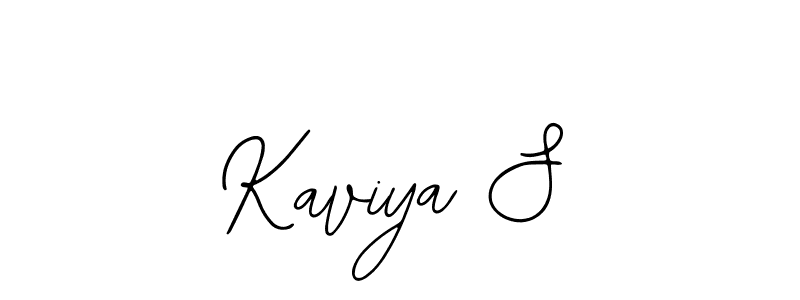 How to Draw Kaviya S signature style? Bearetta-2O07w is a latest design signature styles for name Kaviya S. Kaviya S signature style 12 images and pictures png