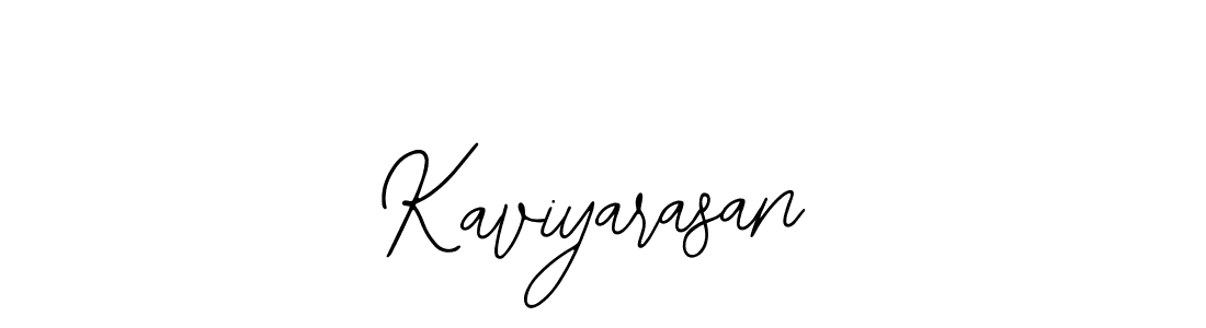 You should practise on your own different ways (Bearetta-2O07w) to write your name (Kaviyarasan) in signature. don't let someone else do it for you. Kaviyarasan signature style 12 images and pictures png