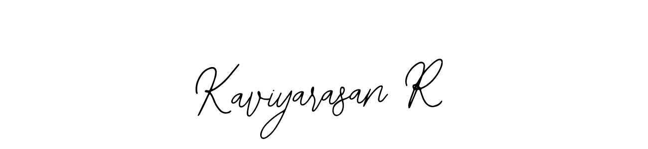 Design your own signature with our free online signature maker. With this signature software, you can create a handwritten (Bearetta-2O07w) signature for name Kaviyarasan R. Kaviyarasan R signature style 12 images and pictures png