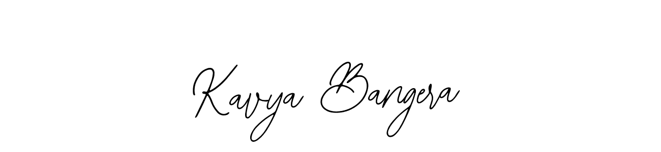 Design your own signature with our free online signature maker. With this signature software, you can create a handwritten (Bearetta-2O07w) signature for name Kavya Bangera. Kavya Bangera signature style 12 images and pictures png