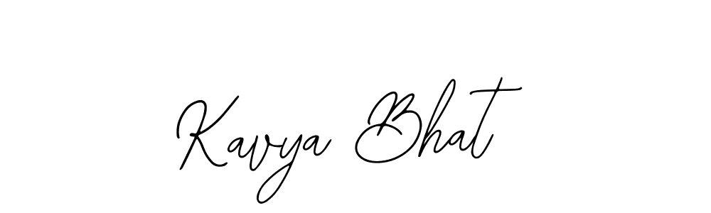 Design your own signature with our free online signature maker. With this signature software, you can create a handwritten (Bearetta-2O07w) signature for name Kavya Bhat. Kavya Bhat signature style 12 images and pictures png