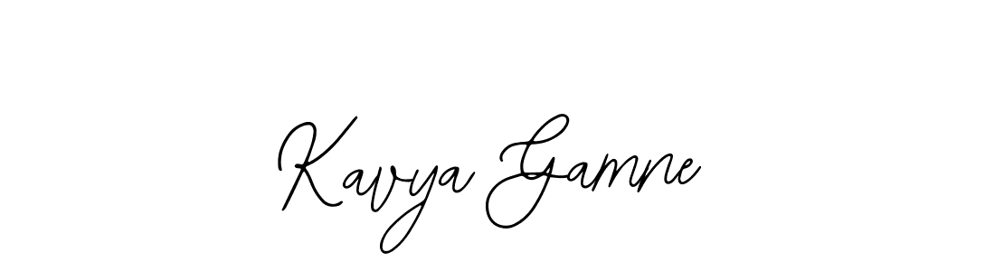 The best way (Bearetta-2O07w) to make a short signature is to pick only two or three words in your name. The name Kavya Gamne include a total of six letters. For converting this name. Kavya Gamne signature style 12 images and pictures png