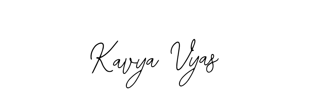 It looks lik you need a new signature style for name Kavya Vyas. Design unique handwritten (Bearetta-2O07w) signature with our free signature maker in just a few clicks. Kavya Vyas signature style 12 images and pictures png