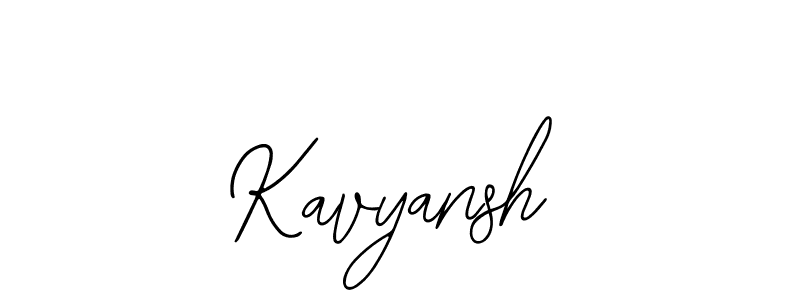 You should practise on your own different ways (Bearetta-2O07w) to write your name (Kavyansh) in signature. don't let someone else do it for you. Kavyansh signature style 12 images and pictures png