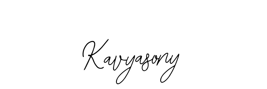 Similarly Bearetta-2O07w is the best handwritten signature design. Signature creator online .You can use it as an online autograph creator for name Kavyasony. Kavyasony signature style 12 images and pictures png