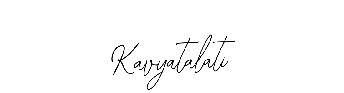 Make a beautiful signature design for name Kavyatalati. Use this online signature maker to create a handwritten signature for free. Kavyatalati signature style 12 images and pictures png