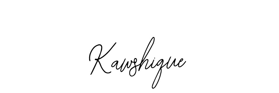 How to make Kawshique signature? Bearetta-2O07w is a professional autograph style. Create handwritten signature for Kawshique name. Kawshique signature style 12 images and pictures png