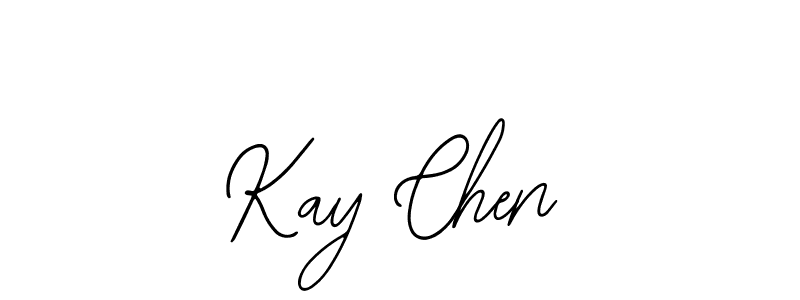 Use a signature maker to create a handwritten signature online. With this signature software, you can design (Bearetta-2O07w) your own signature for name Kay Chen. Kay Chen signature style 12 images and pictures png