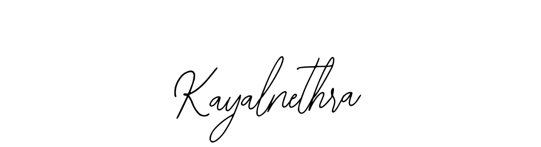 You should practise on your own different ways (Bearetta-2O07w) to write your name (Kayalnethra) in signature. don't let someone else do it for you. Kayalnethra signature style 12 images and pictures png