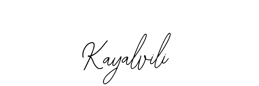 How to make Kayalvili signature? Bearetta-2O07w is a professional autograph style. Create handwritten signature for Kayalvili name. Kayalvili signature style 12 images and pictures png